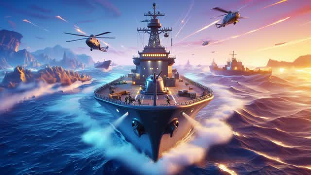 Gunship Gun Game β Fortnite Creative map