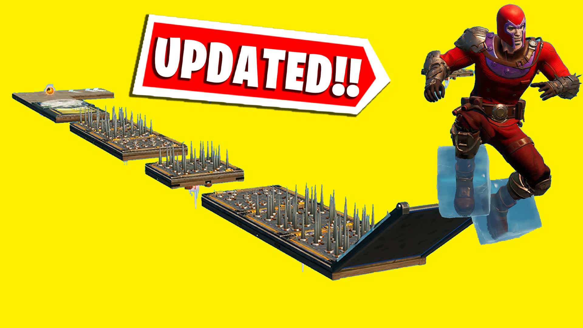⭐Hard Deathrun 3⭐ UPDATED — Fortnite Creative map