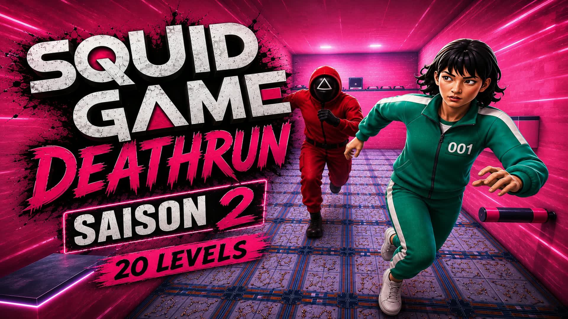 DEATHRUN SQUID GAME SAISON 2 🐉🎈 — Fortnite Creative map