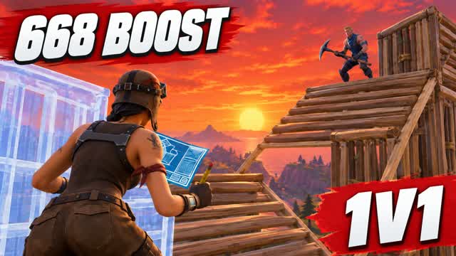 668 1V1 — Fortnite Creative map
