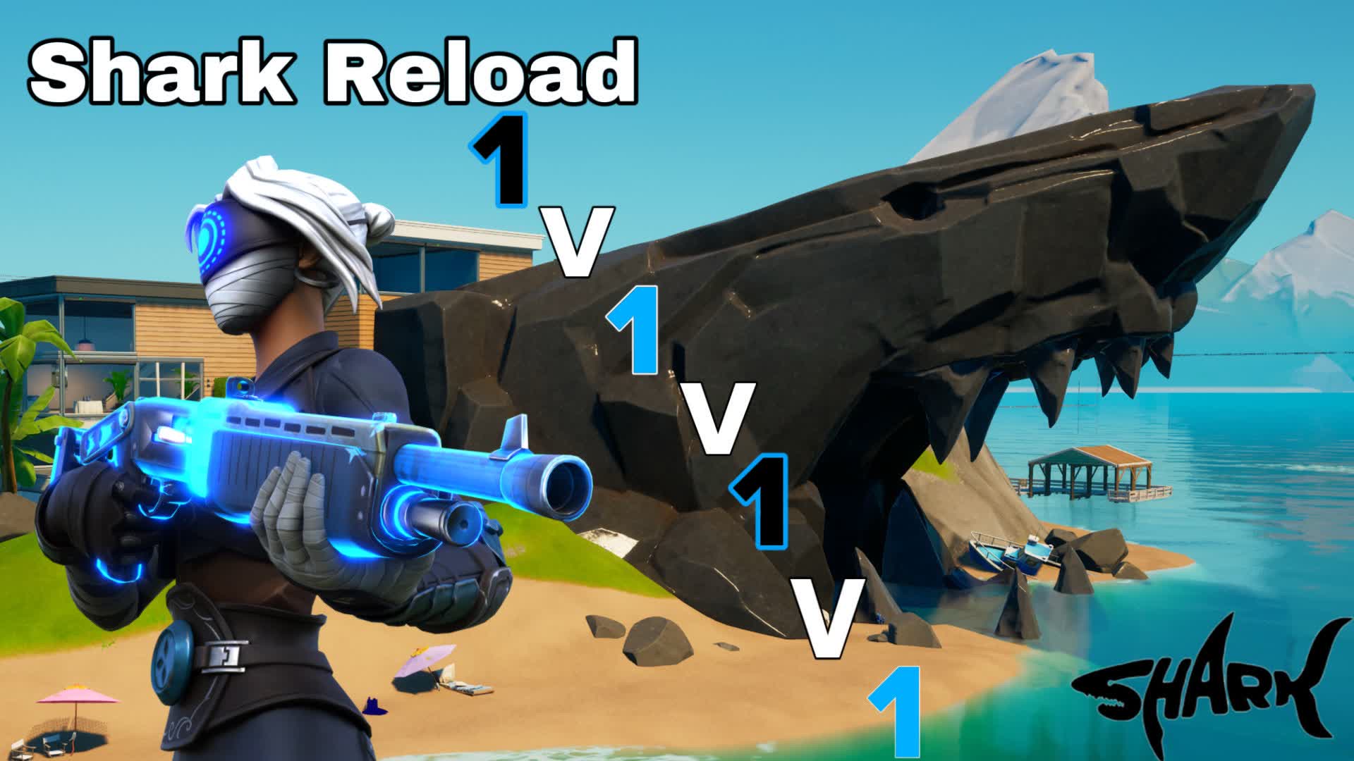 SHARK ISLAND RELOAD ffa — Fortnite Creative map