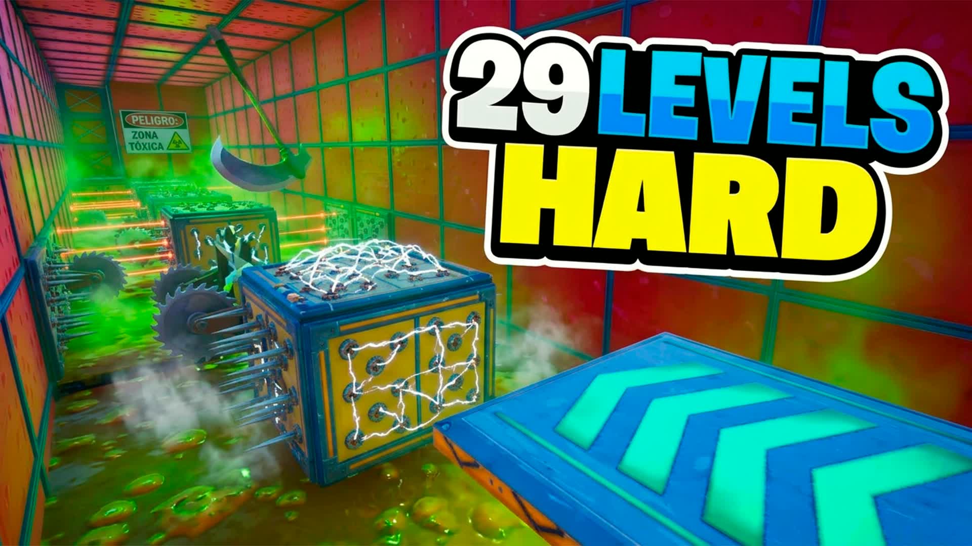 29 Levels Hard Deathrun — Fortnite Creative map