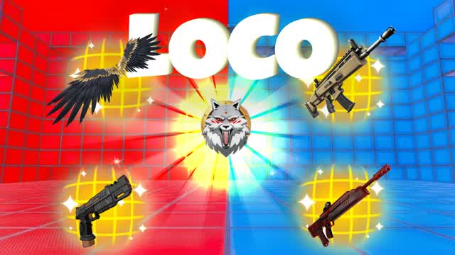 LOCO RED VS BLUE 🔴🔵 — Fortnite Creative map