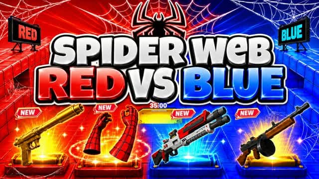WEB RED VS BLUE โ Fortnite Creative map