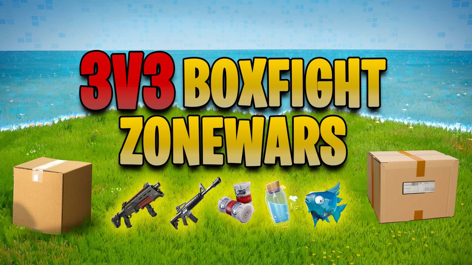 3V3 BOX FIGHT ZONEWARS📦 — Fortnite Creative map