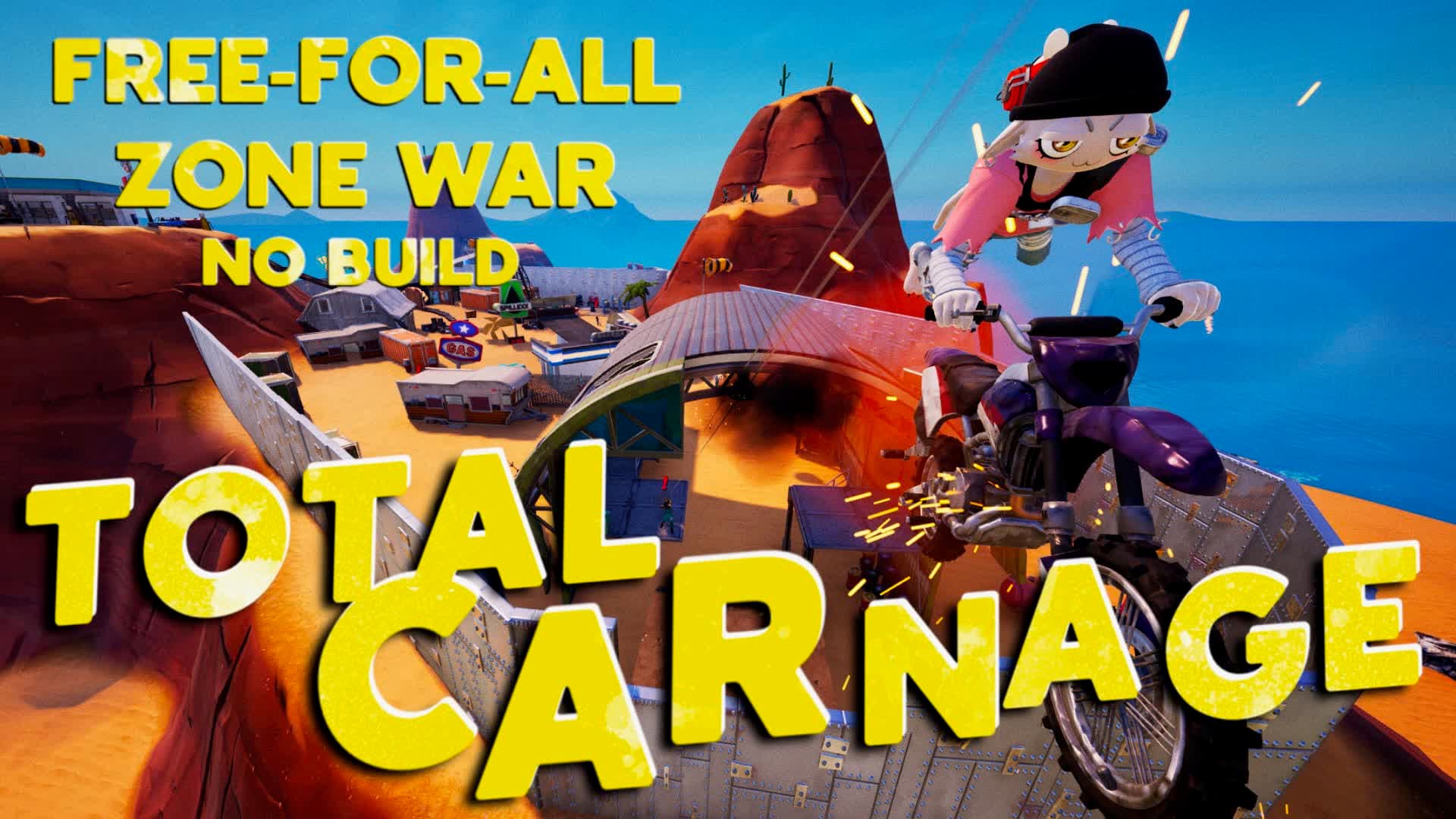 Total CARnage - Free-For-All No Build — Fortnite Creative map