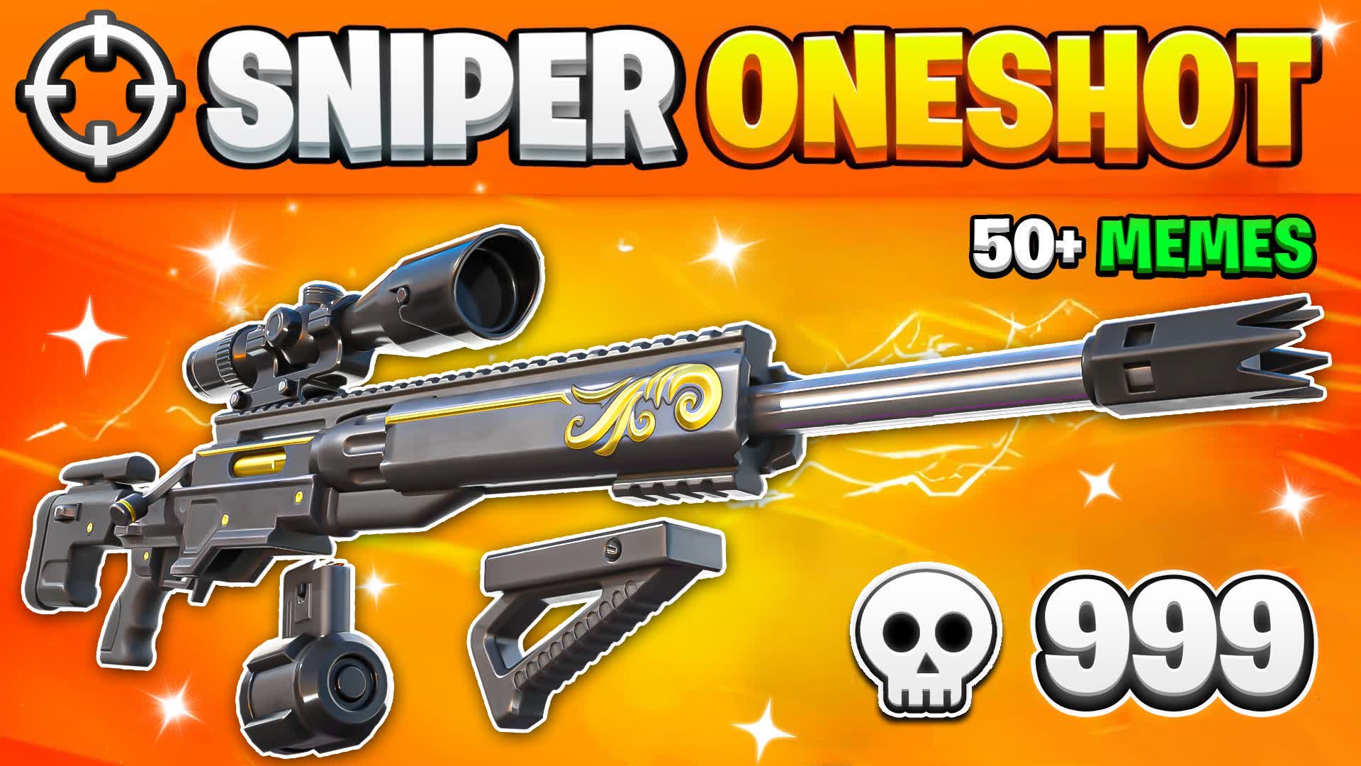 MEME SNIPER ONE SHOT 🎯 — Fortnite Creative map