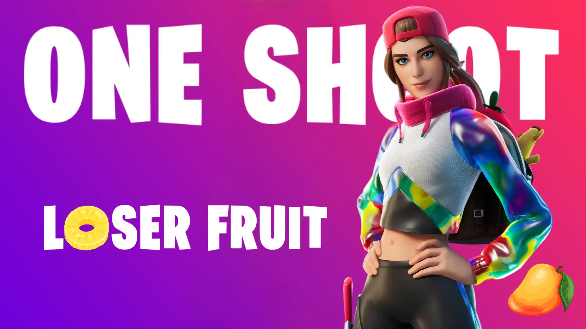 🍍ONE SHOT: LOSER FRUIT🍍 — Fortnite Creative map