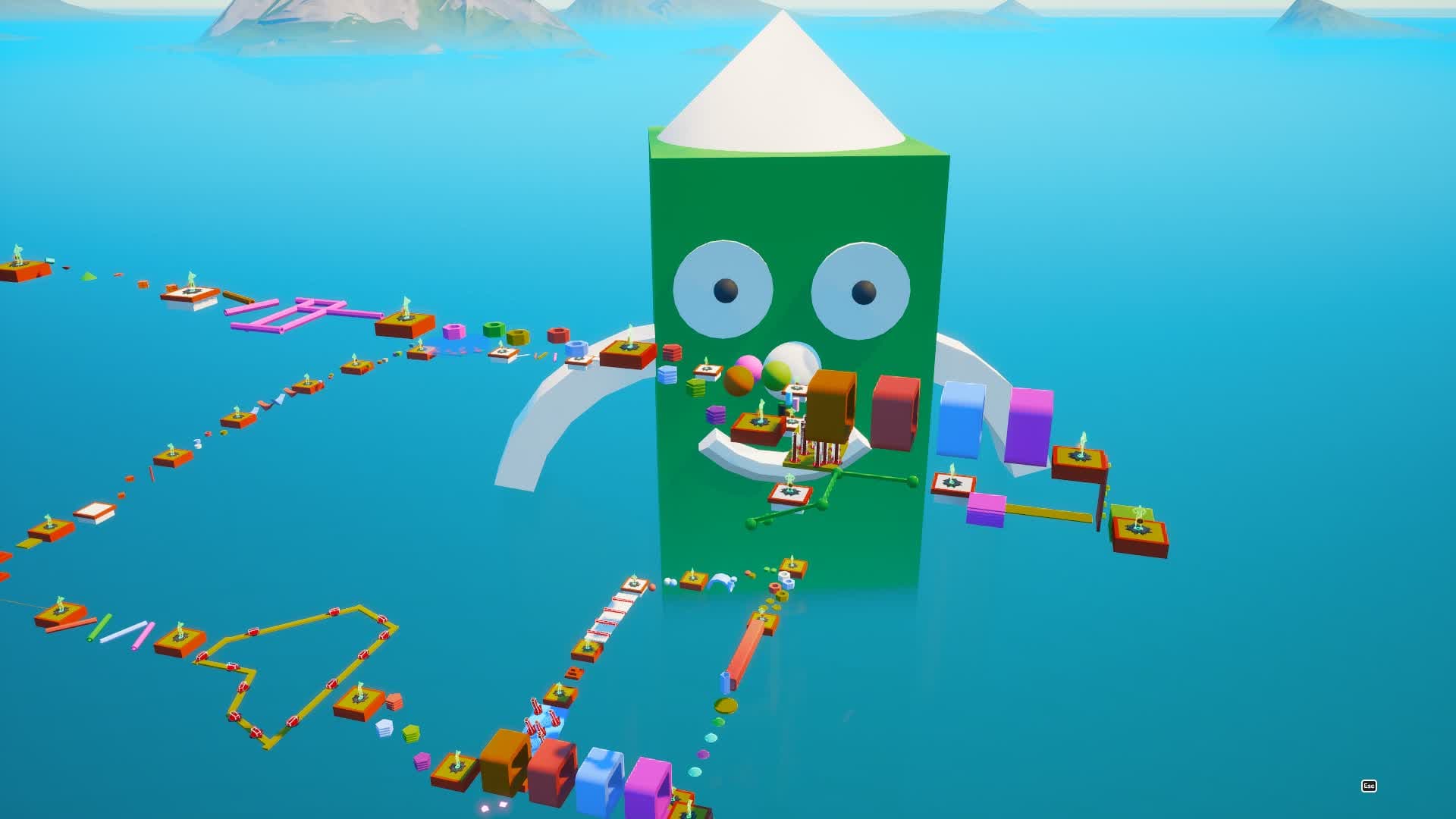 100 LEVEL OBBY PARKOUR⭐ — Fortnite Creative map