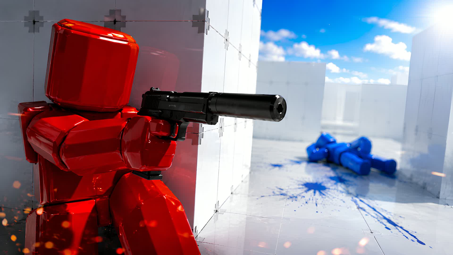 SILENCED RED VS BLUE π΄π΅ β Fortnite Creative map