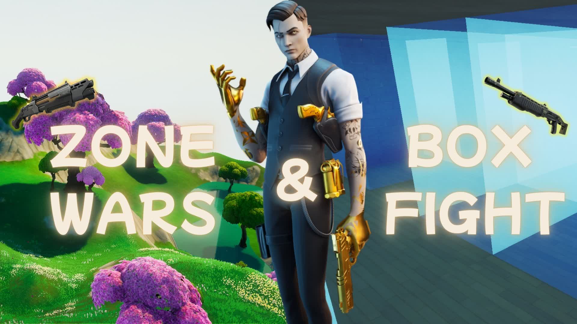 STARK Zone Wars & Box Fight — Fortnite Creative map