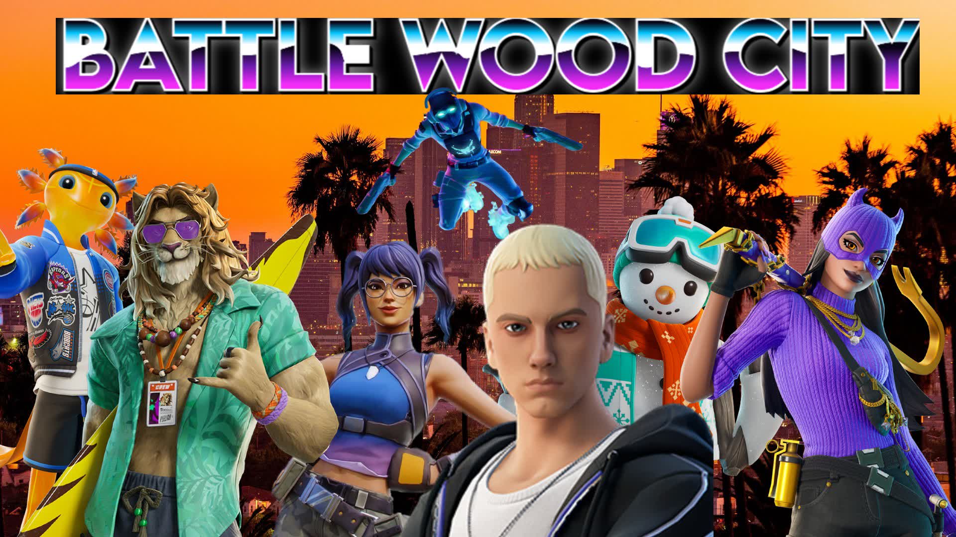 BATTLE WOOD CITY(ROLEPLAY)🥸 — Fortnite Creative map