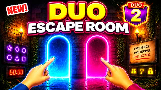 Duo escape room 2 2026 — Fortnite Creative map