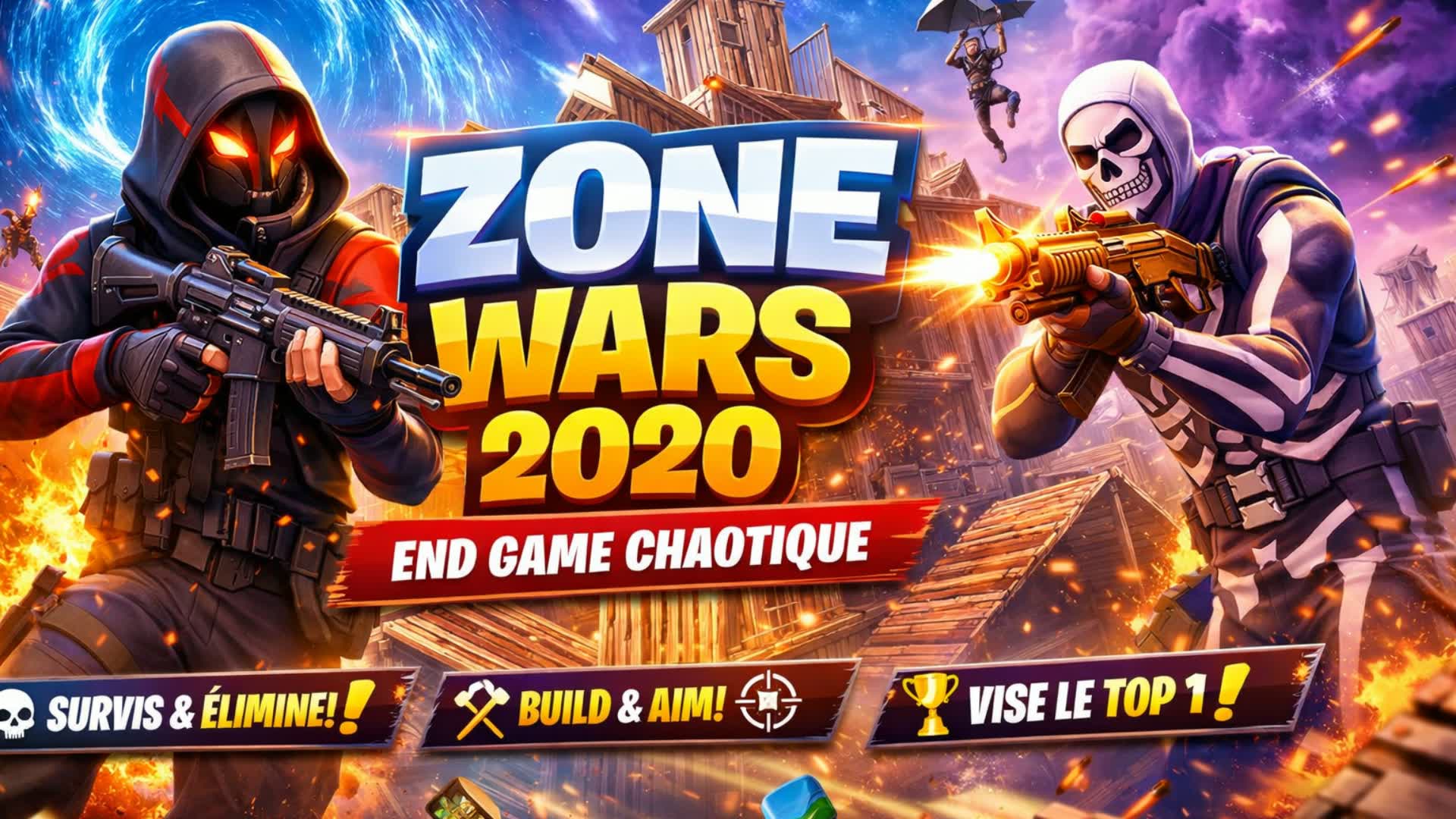 zone wars 2020 — Fortnite Creative map