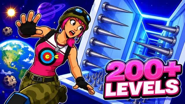 200+ HARD DEATHRUN — Fortnite Creative map