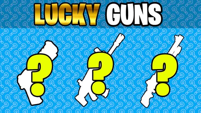 LUCKY GUNS FREE FOR ALL RANDOM GUNS — Fortnite Creative map