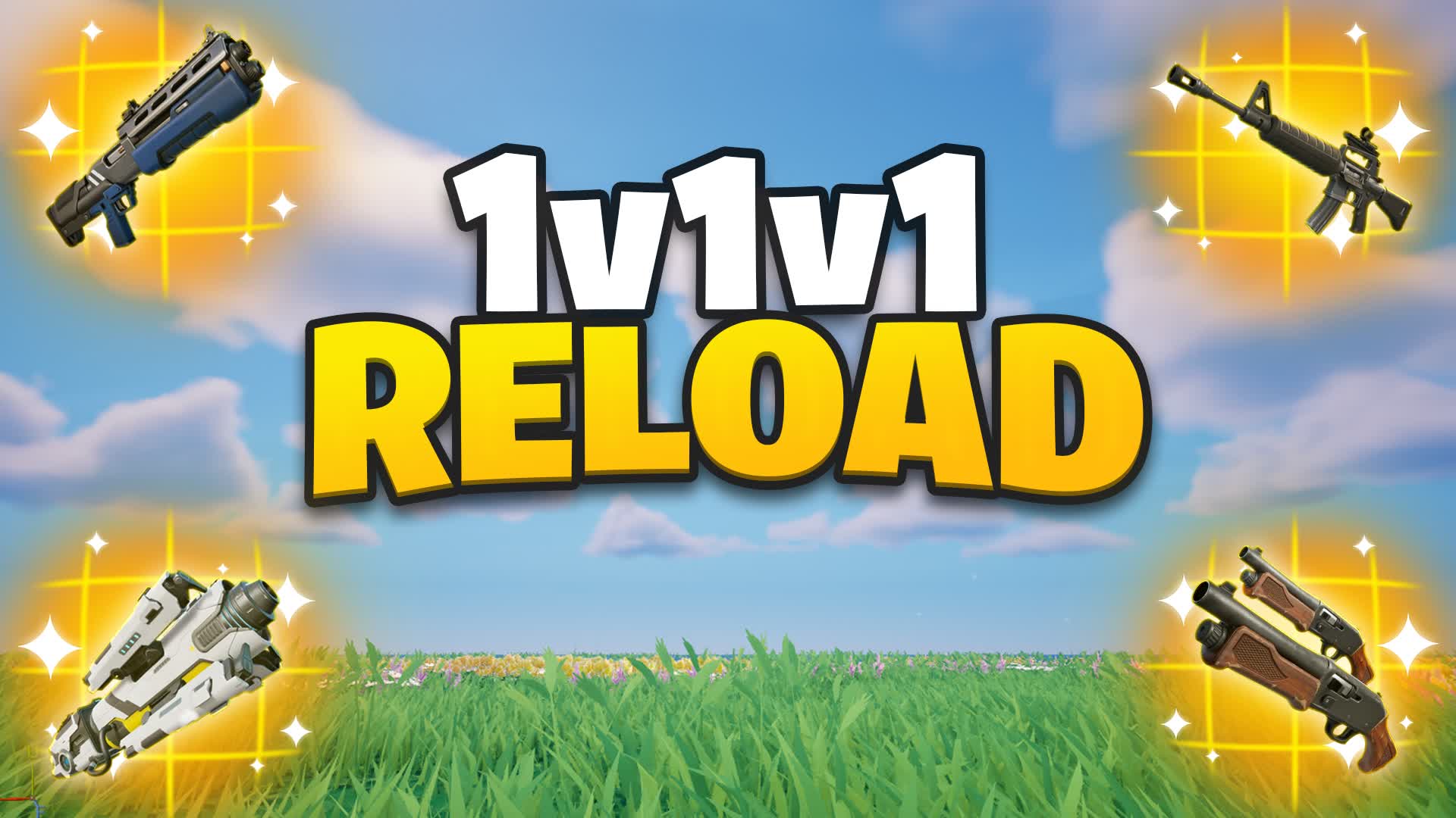 1v1v1 RELOAD FREE FOR ALL REALISTICS โ Fortnite Creative map