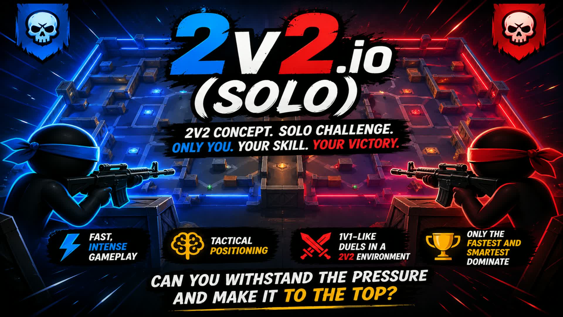 2v2.io (SOLO) — Fortnite Creative map
