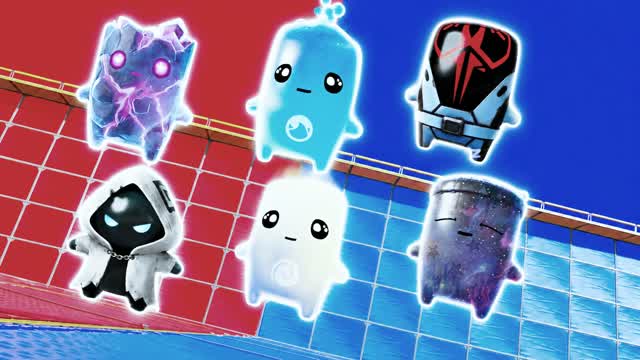 NEW RED VS BLUE HEROO β Fortnite Creative map