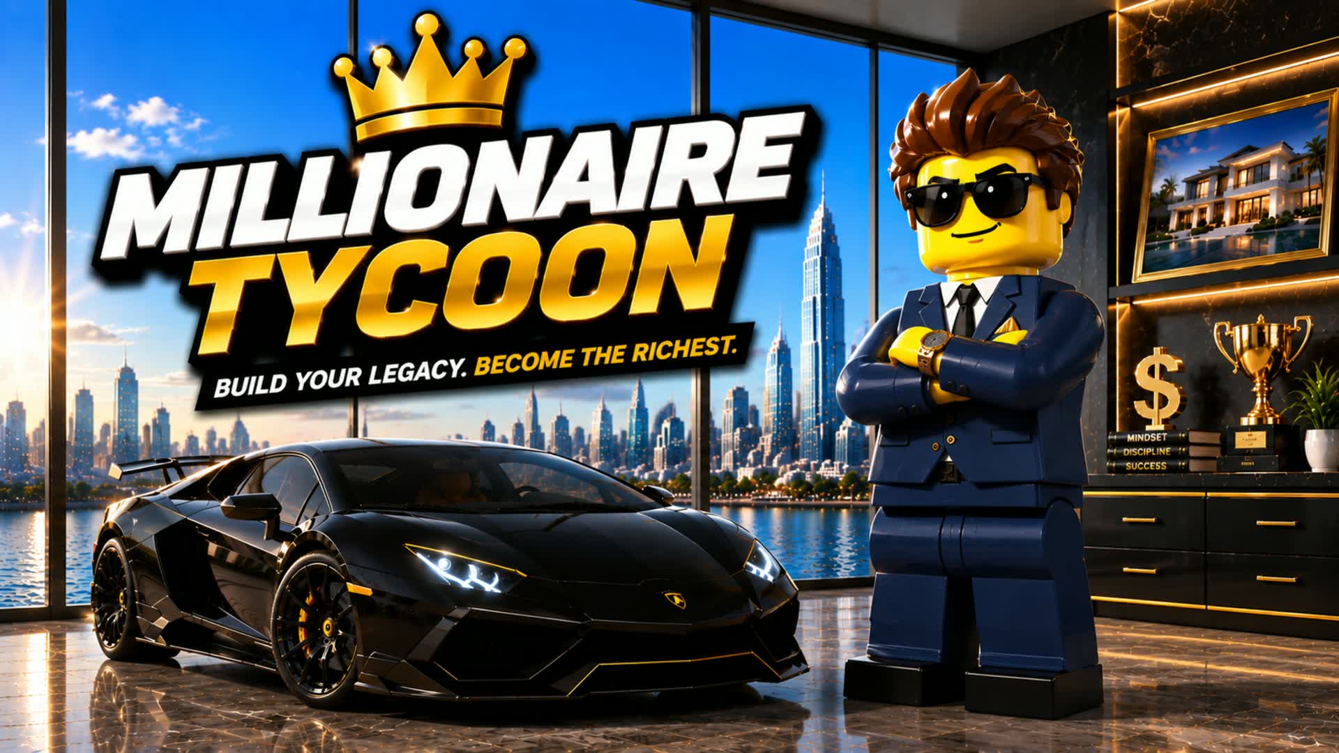 BRICK MILLIONAIRE TYCOON โ Fortnite Creative map