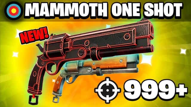 MYTHIC MAMMOTH ONLY 🎯 ONE SHOT — Fortnite Creative map