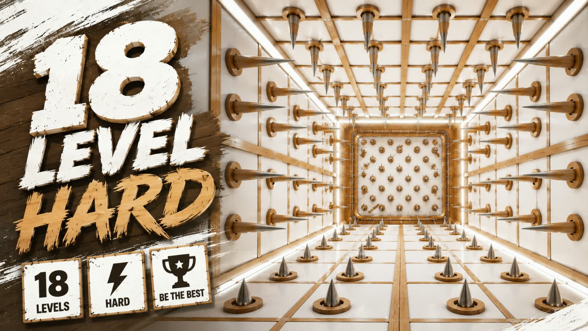 PARKOUR 18 LEVEL HARD — Fortnite Creative map