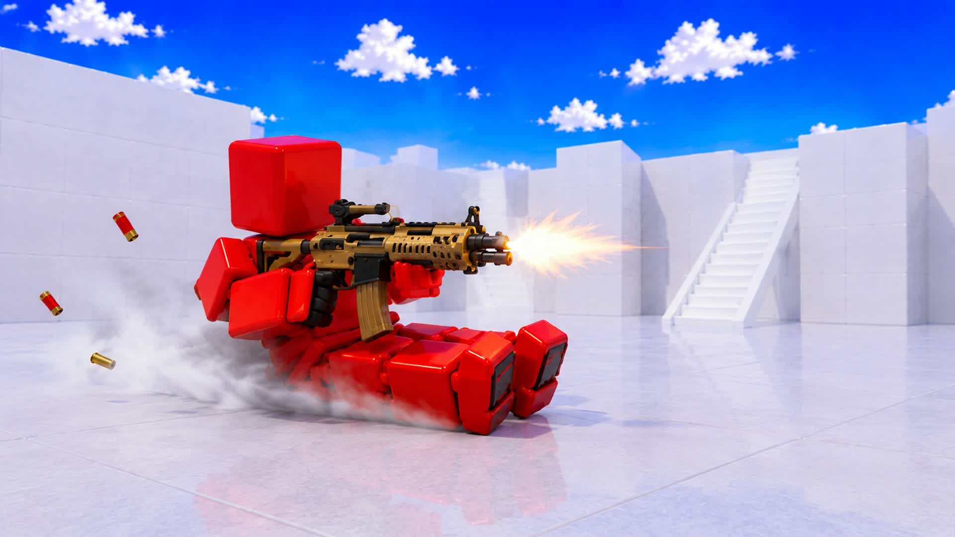 CRAZY RVB RVB RED VS BLUE UNC 67 โ Fortnite Creative map
