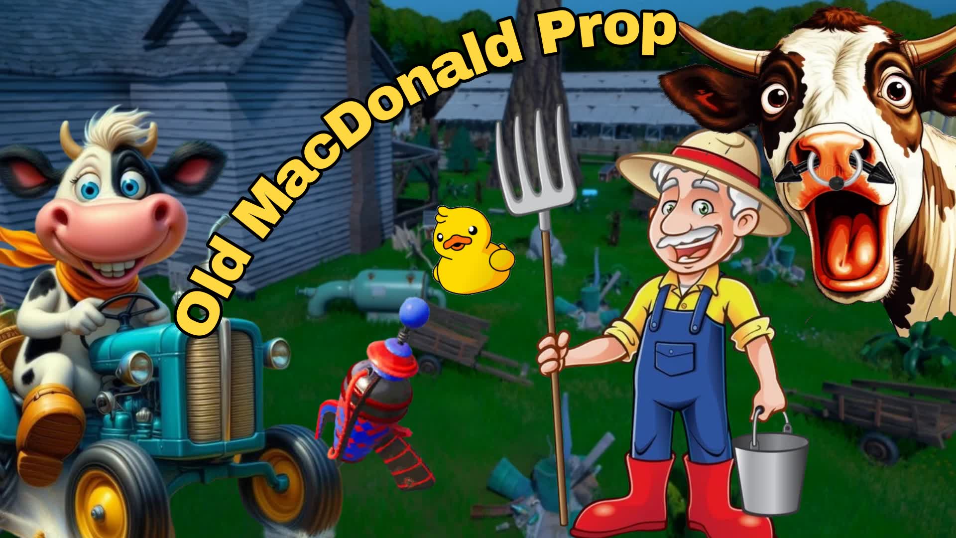 ๐จโ๐พOld MacDonald Prop Hunt๐จ๐ฟโ๐พ โ Fortnite Creative map