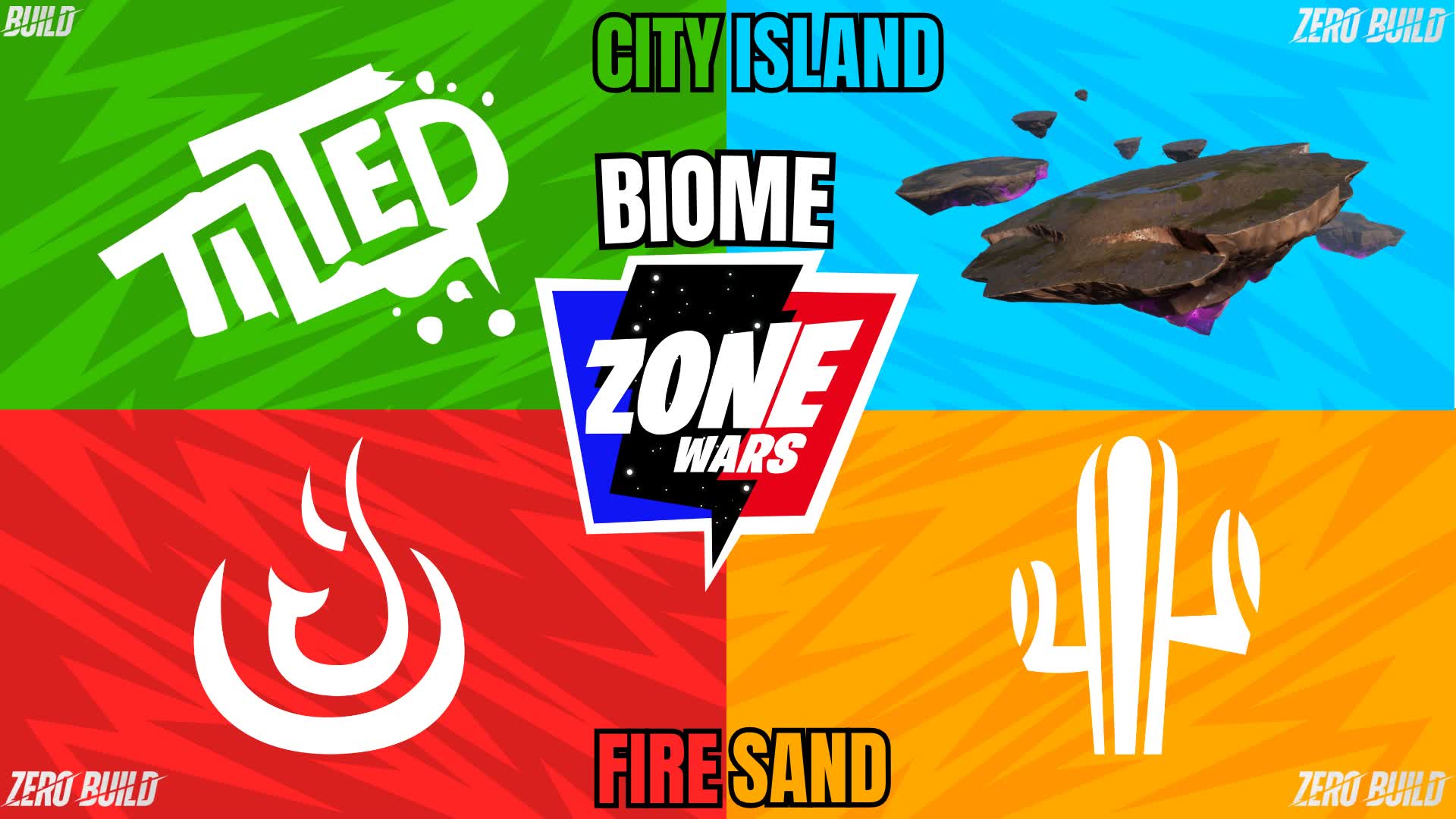 BIOME ZONE WARS β Fortnite Creative map