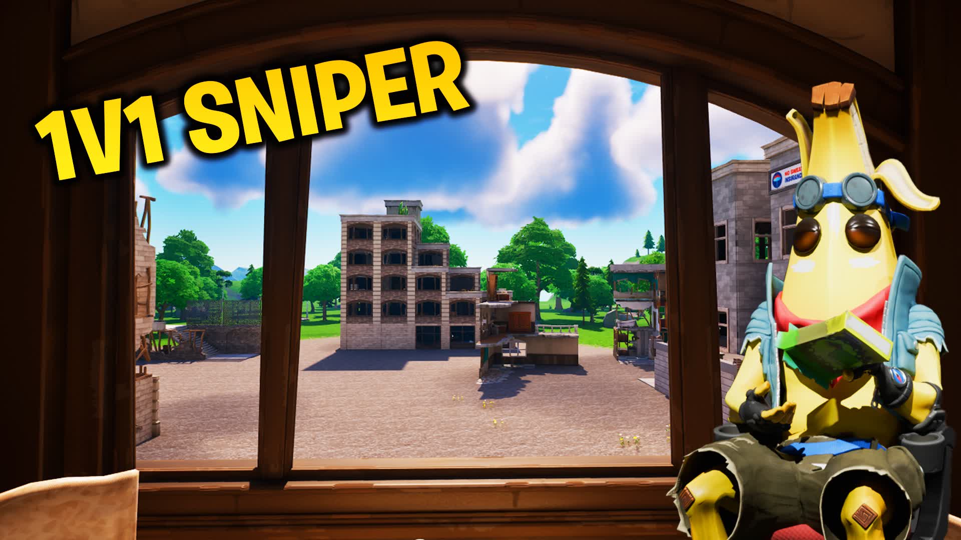 🍌PEELY 1V1 SNIPER🍌 — Fortnite Creative map
