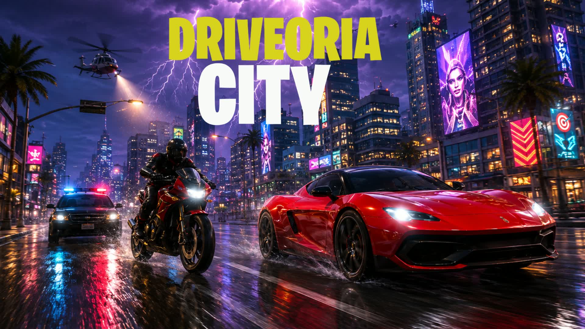DRIVEORIA CITY — Fortnite Creative map