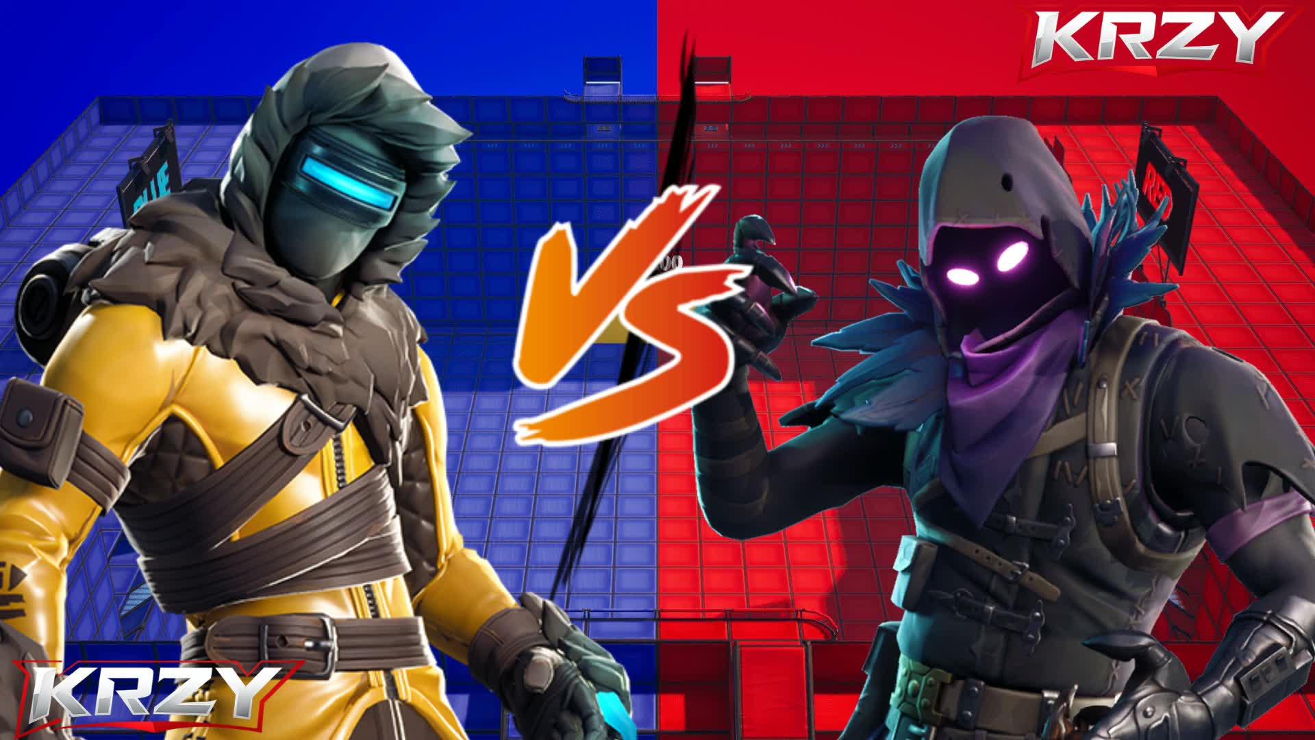 Krzy Red VS Blue — Fortnite Creative map