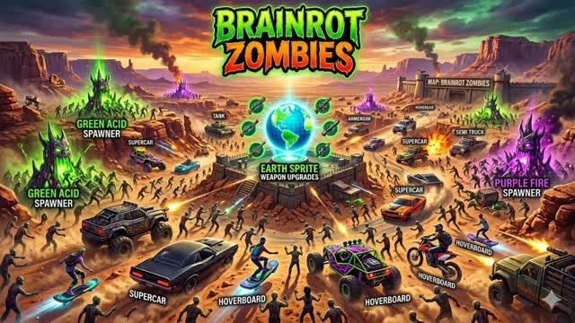 BrainRot Zombies — Fortnite Creative map