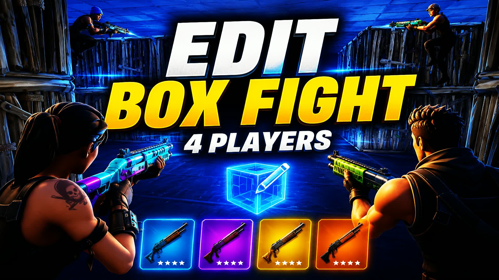 🔫Edit Box Fight — Fortnite Creative map