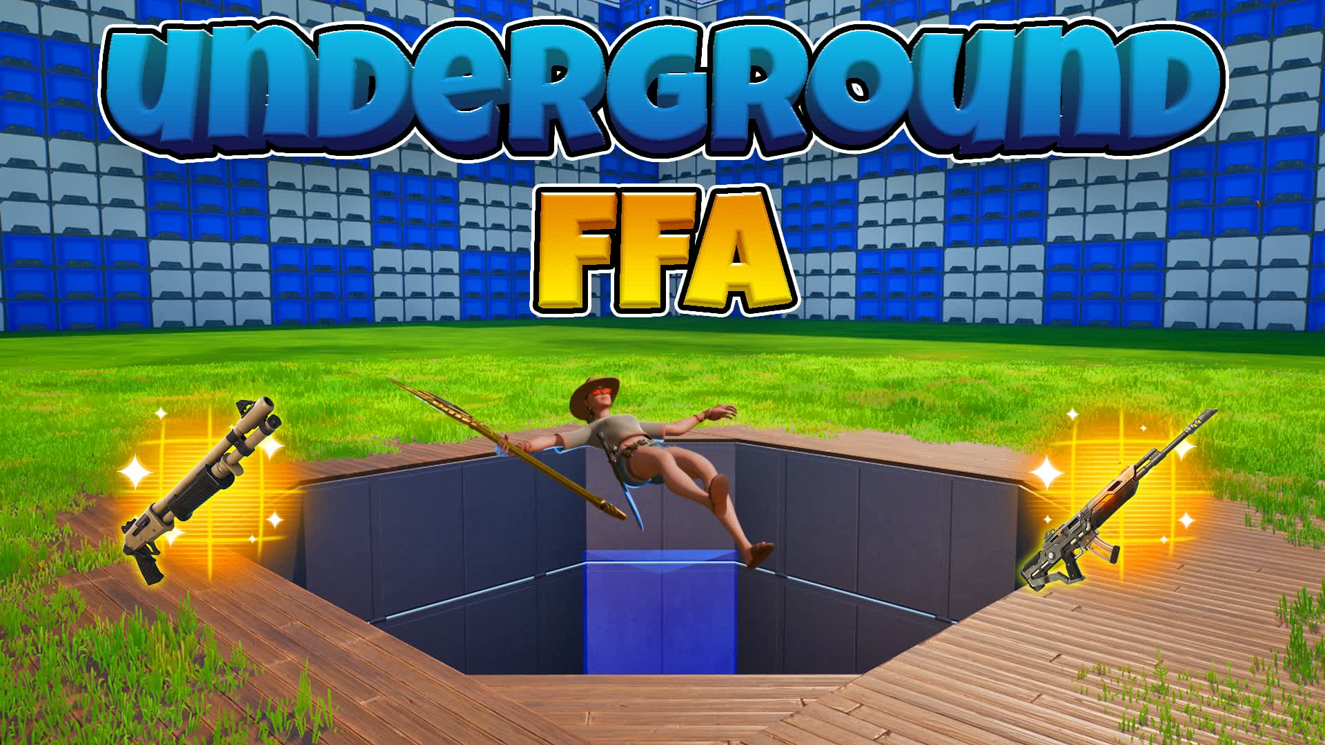 Underground - Free For All — Fortnite Creative map