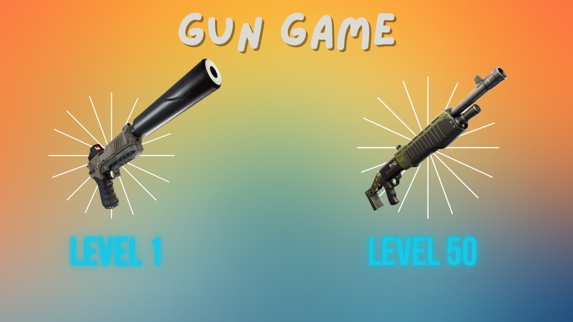 Gun Game Mini Game — Fortnite Creative map