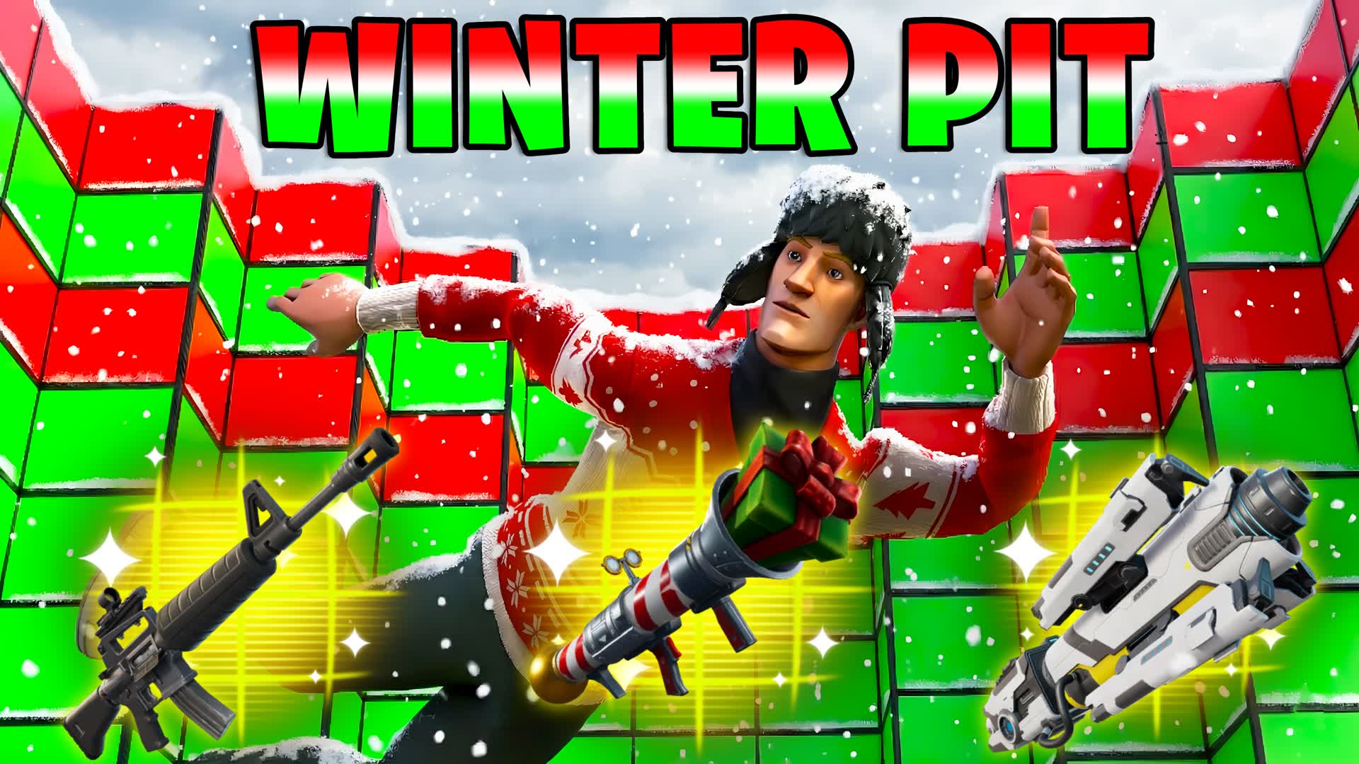 WINTER PIT - FREE FOR ALL — Fortnite Creative map