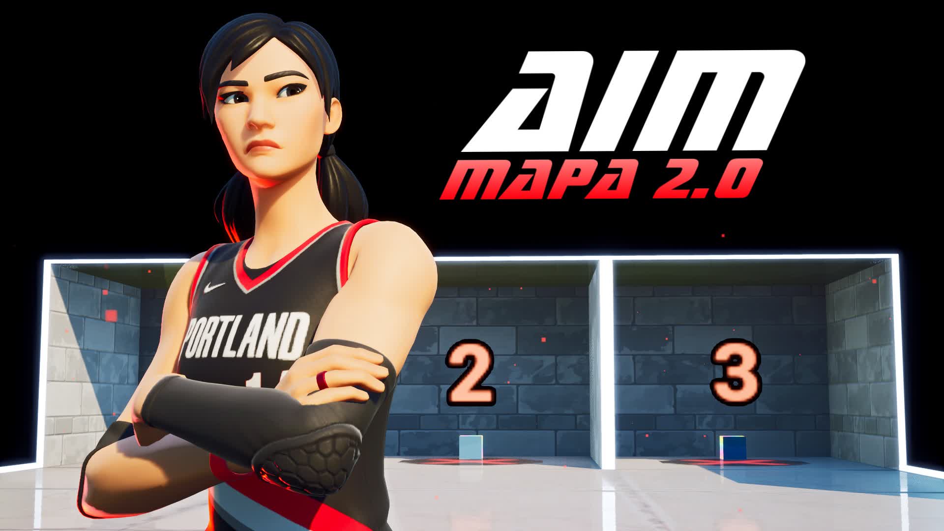 FULL AIM - WARM UP โ Fortnite Creative map