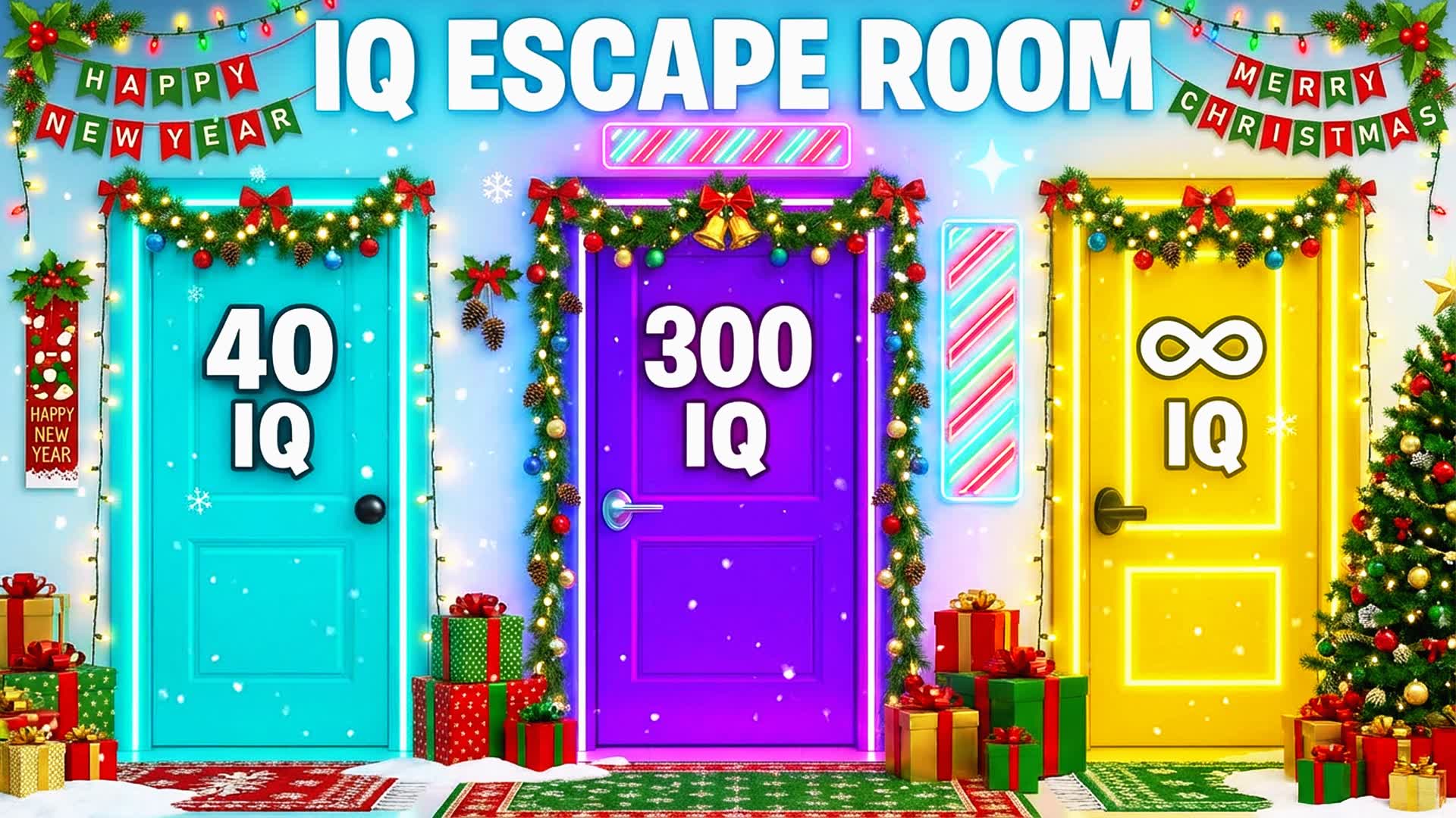 IQ ESCAPE — Fortnite Creative map
