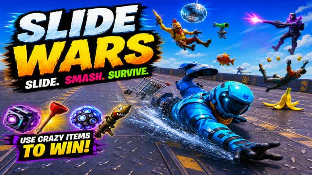 corney's - Slide Wars — Fortnite Creative map
