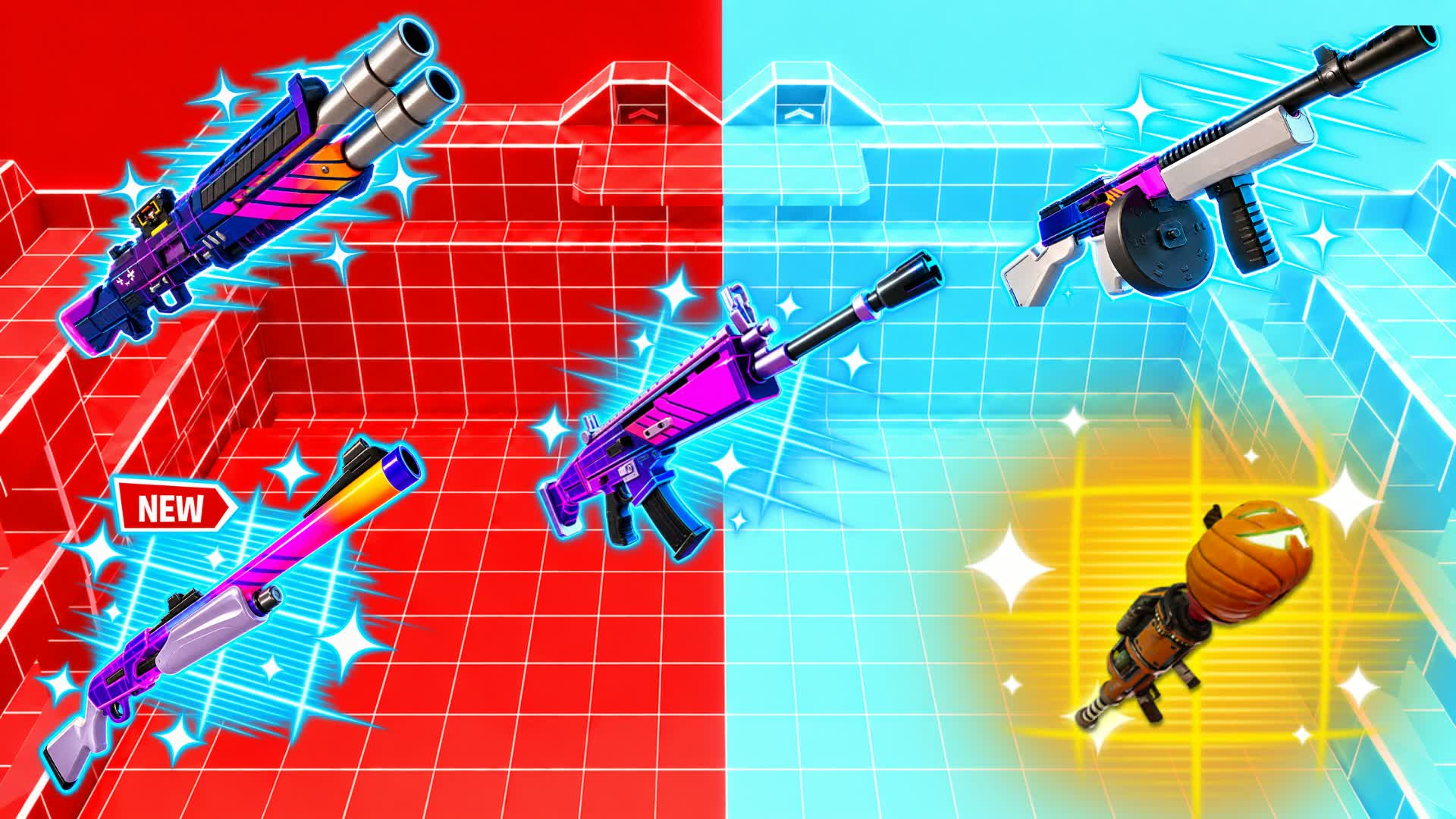 CRAZY SAD RED VS BLUE π΄π΅ β Fortnite Creative map