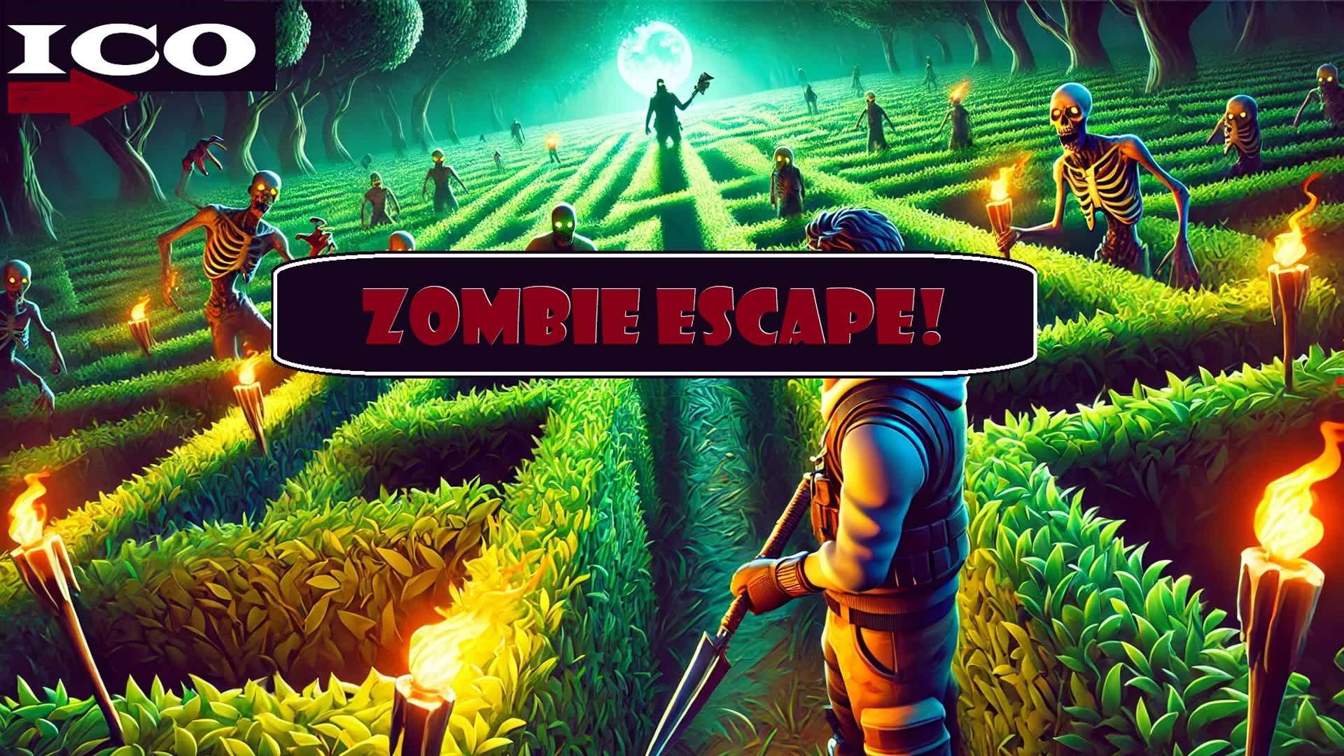 Zombie Escape — Fortnite Creative map