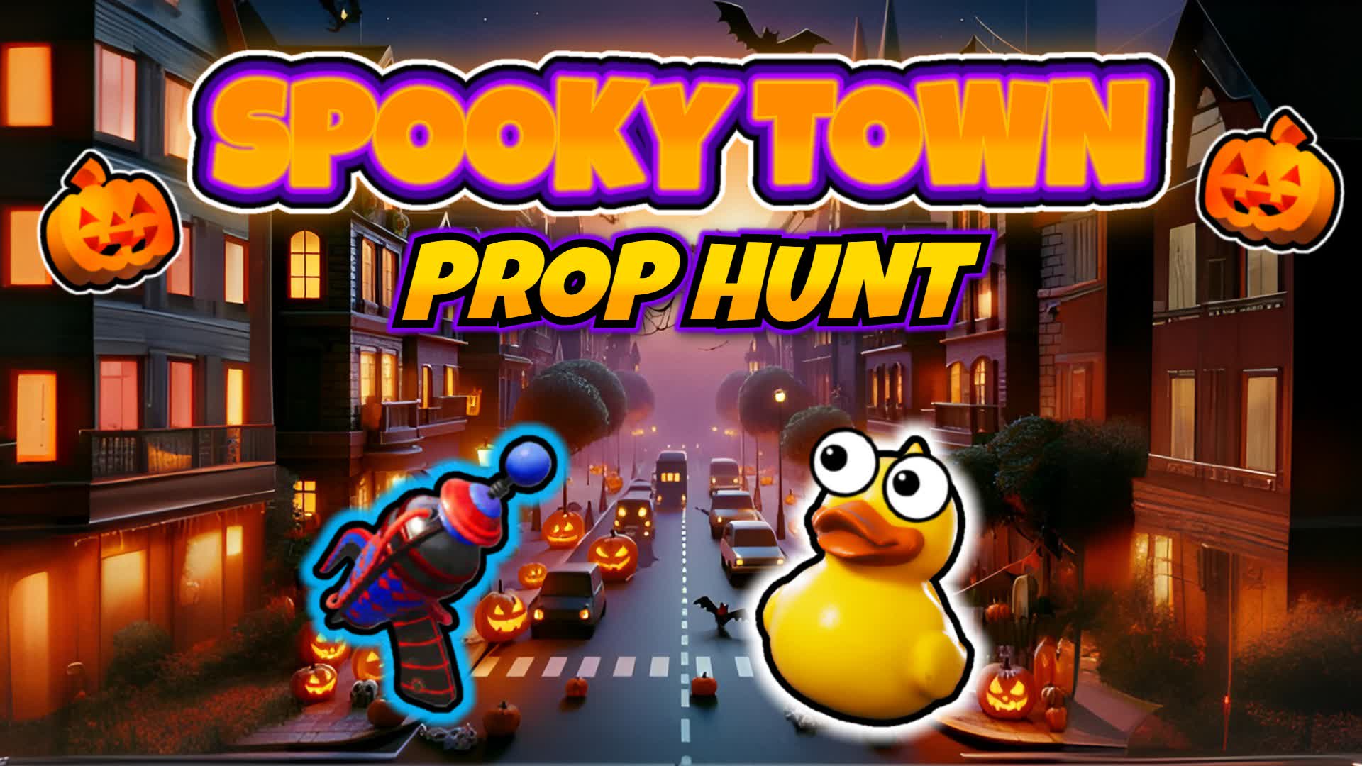 SPOOKY TOWN PROP HUNT β Fortnite Creative map