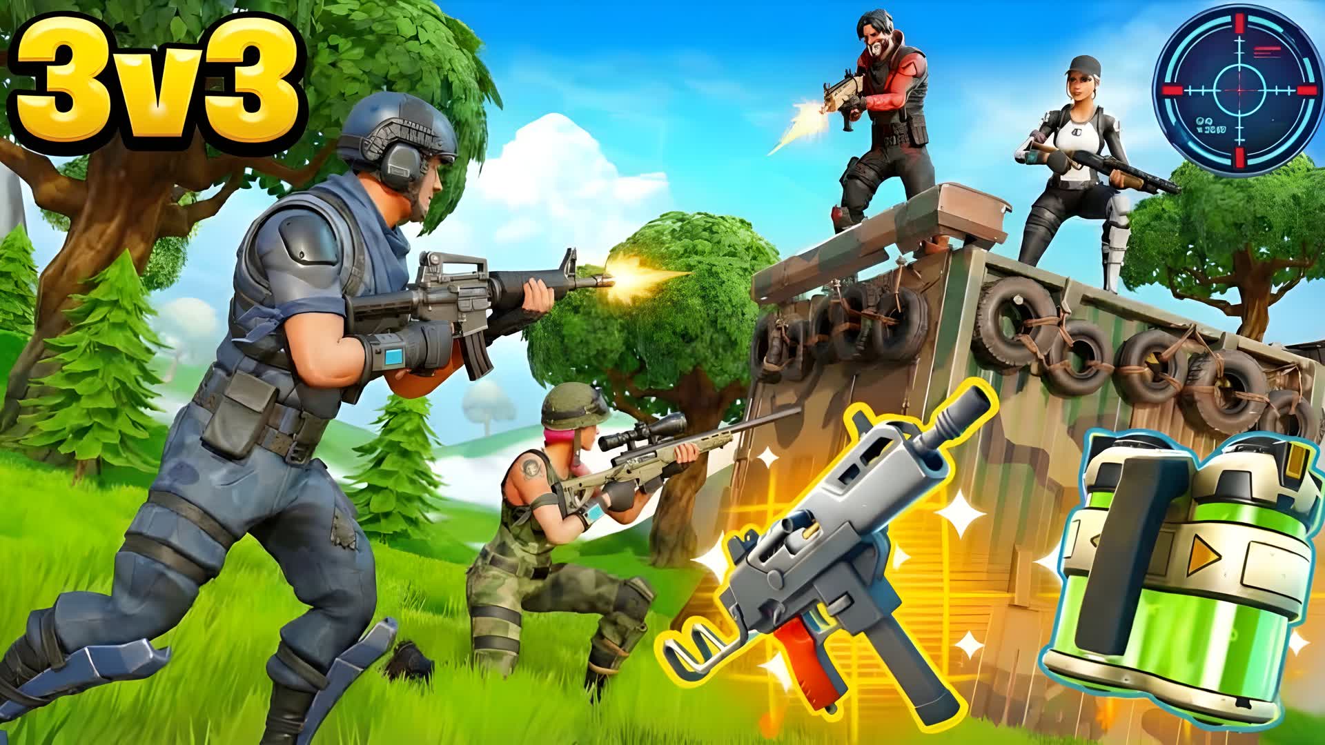 ZERO BUILD 3V3 MQ0 — Fortnite Creative map