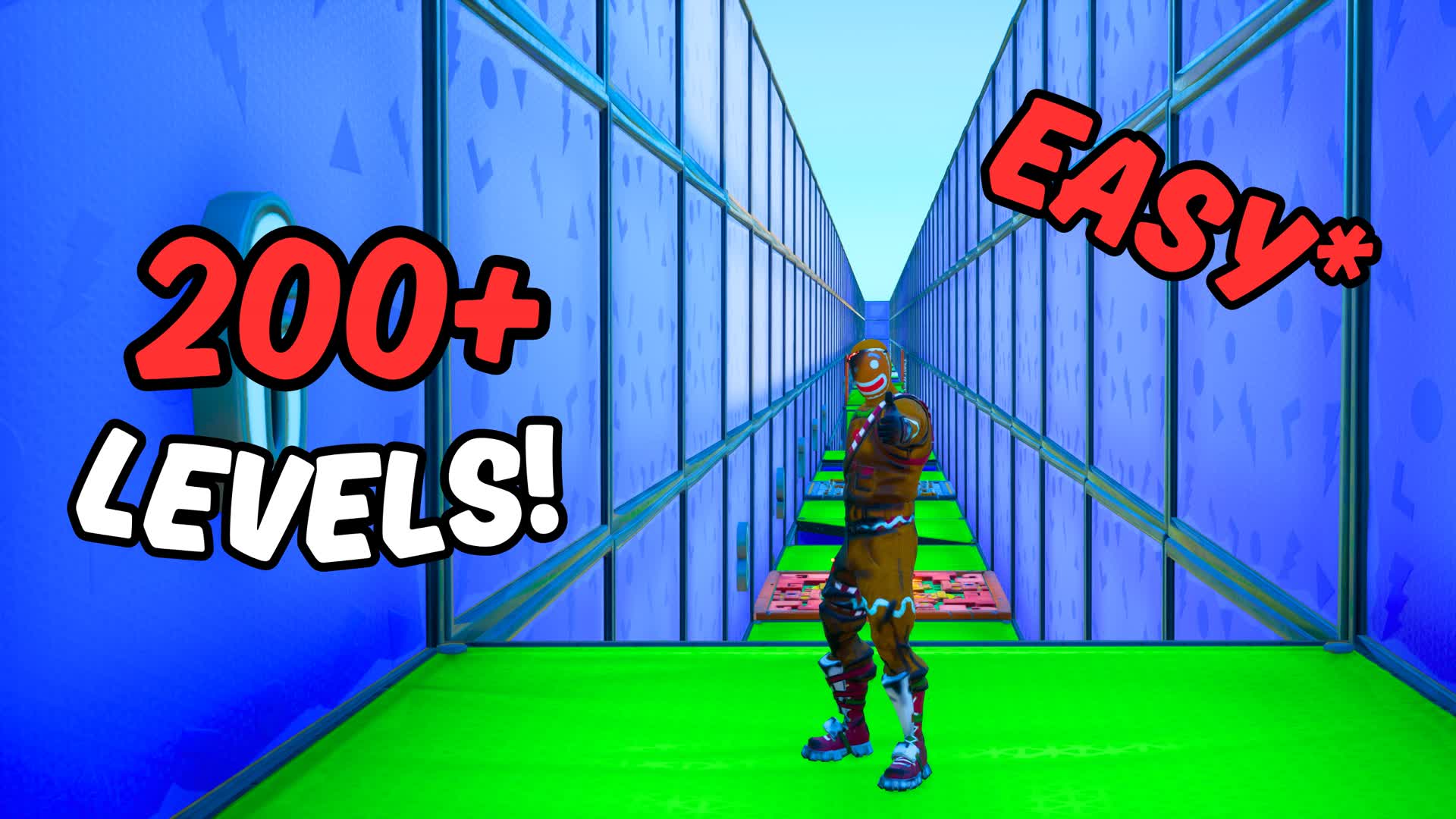200+ level easy deathrun — Fortnite Creative map