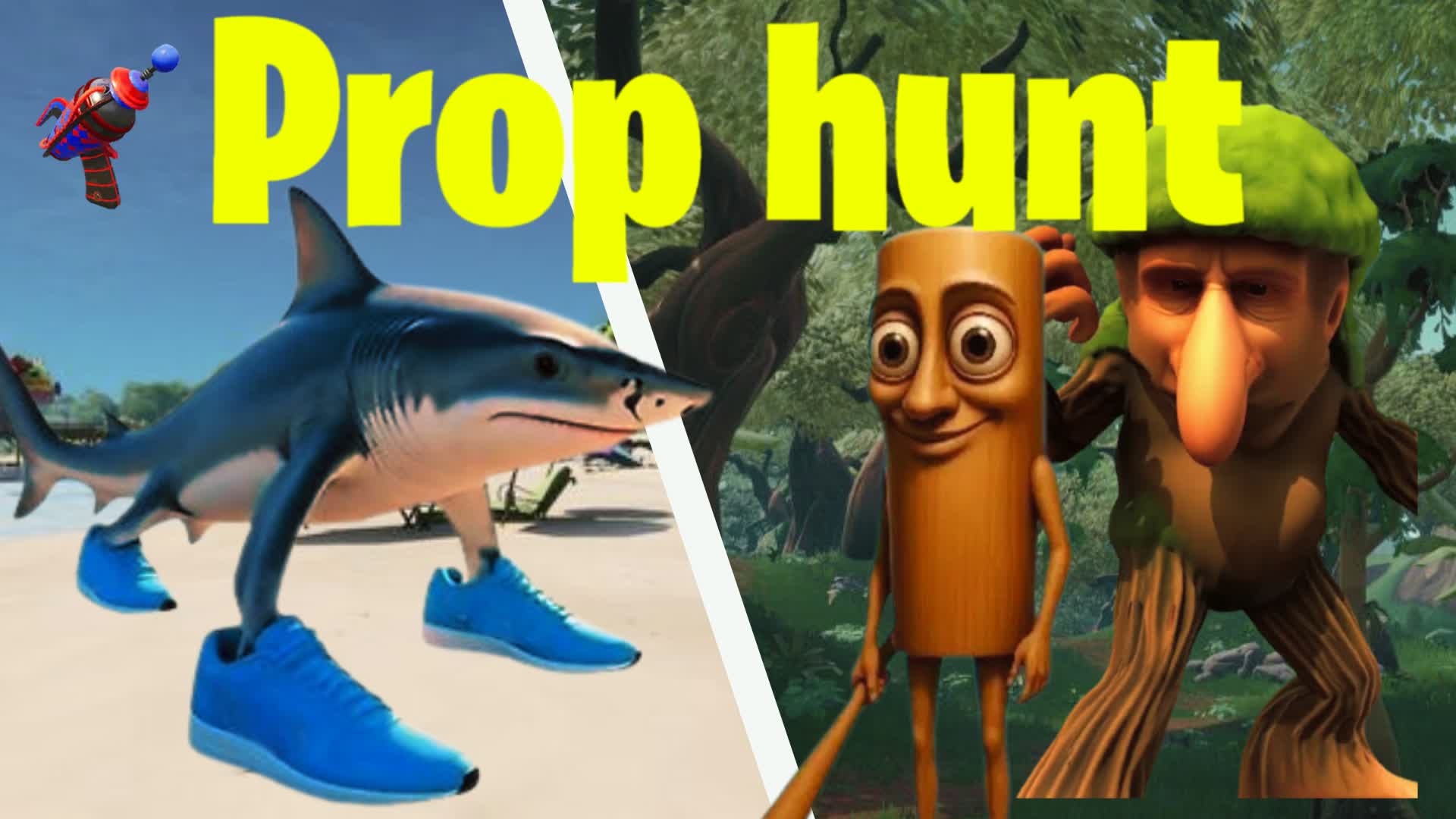 ultimate prop-hunt brain rot — Fortnite Creative map
