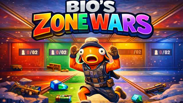 ⚡ BIO's ZONE WARS 2V2V2V2 ❗❗ — Fortnite Creative map