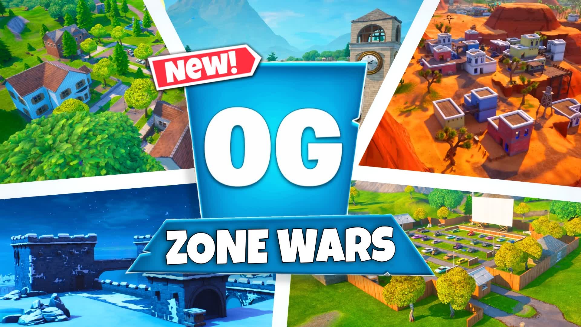OG ZONE WARS π³ β Fortnite Creative map