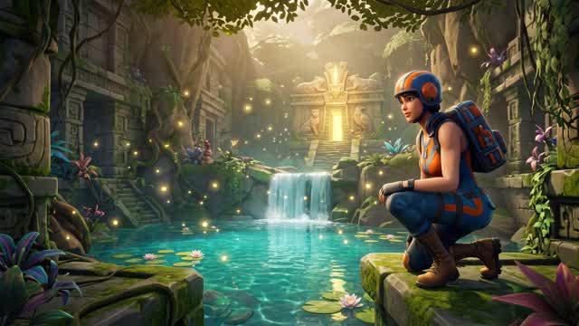 MYSTIC JUNGLE: TEMPLE RUINS πΏ β Fortnite Creative map
