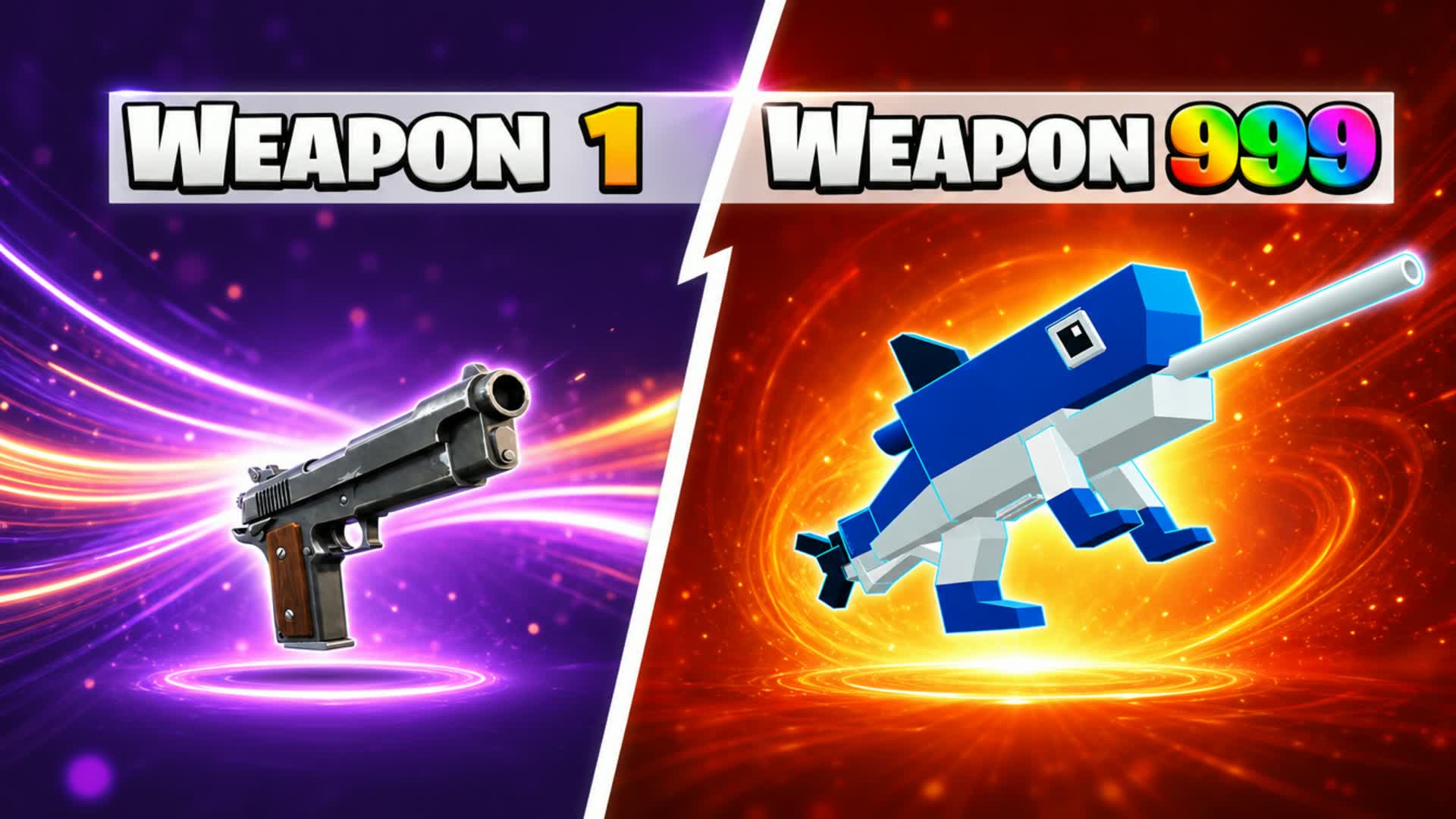 🤩 GUN GAME 🔫 MODERN CITY ONE SHOT — Fortnite Creative map